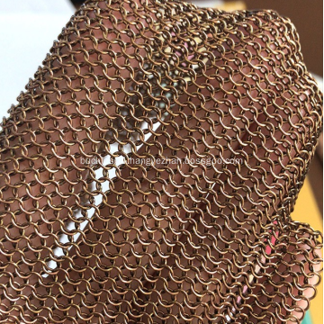 Stainless Steel Welded Ring Decorative Mesh Metal Ring